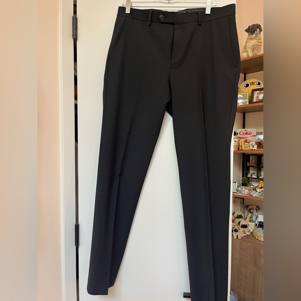 Bar III 2 Piece Black suit skinny 40L , 34x32 - Picture 4 of 13